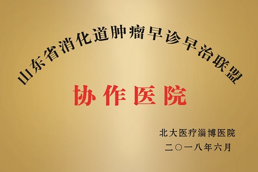 2018年6月，北大醫(yī)療淄博醫(yī)院加入山東省消化道早診早治聯(lián)盟協(xié)作醫(yī)院.jpg